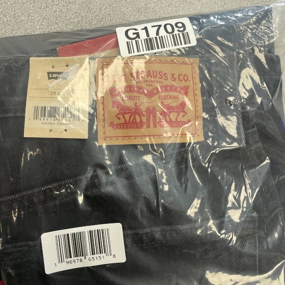 NEW Levi’s ’94 Baggy Wide Leg Jeans Women’s 29 Vintage Insprired Black G1709 - Picture 12 of 12